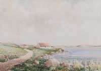 ON THE BLOODY FORELAND, DONEGAL by Rowland Hill RUA at Ross's Online Art Auctions