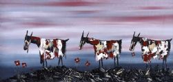 TRAVELLING GOATS by Michael Smyth at Ross's Online Art Auctions