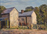 THE FARM YARD by Maurice Canning Wilks ARHA RUA at Ross's Online Art Auctions
