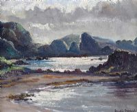 SILVER LIGHT, BALLINTOY by Allan Ardies at Ross's Online Art Auctions