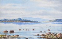 LOWER LOUGH ERNE by George Farrell at Ross's Online Art Auctions
