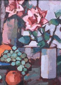ROSES & FRUIT by Donaghy at Ross's Online Art Auctions