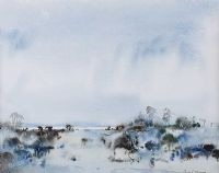 DISTANT LAKE by George C. Morrison RUA at Ross's Online Art Auctions