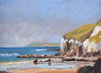WHITE ROCKS, PORTRUSH by Colin Smith at Ross's Online Art Auctions
