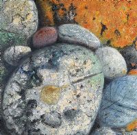 SHORE STONES, BERTRA STRAND, COUNTY MAYO by Fionntan Gogarty at Ross's Online Art Auctions