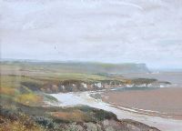 WHITEPARK BAY, COUNTY ANTRIM by George Trevor at Ross's Online Art Auctions