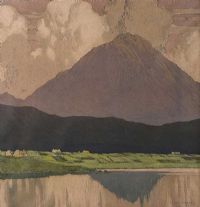 LOUGH REFLECTIONS by Paul Henry RHA at Ross's Online Art Auctions