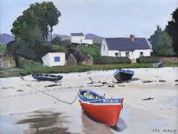 GREY DAY AT ERVALLAGH by Sian Maguire at Ross's Online Art Auctions