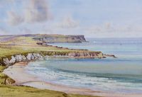 WHITEPARK BAY, COUNTY ANTRIM by Aylmer E. Armstrong UWS at Ross's Online Art Auctions