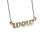 9CT GOLD 'WOW' NECKLACE at Ross's Online Art Auctions