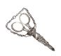 VICTORIAN SILVER SEWING SCISSORS AND CASE at Ross's Online Art Auctions