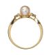 
14CT GOLD PEARL AND DIAMOND RING at Ross's Online Art Auctions