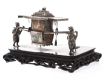 CHINESE SILVER PEN STAND at Ross's Online Art Auctions
