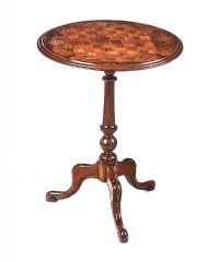 VICTORIAN WALNUT GAMES TABLE at Ross's Online Art Auctions
