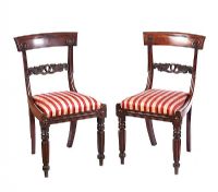 PAIR WILLIAM IV SIDE CHAIRS at Ross's Online Art Auctions
