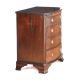MAHOGANY BOW FRONT CHEST OF DRAWERS at Ross's Online Art Auctions
