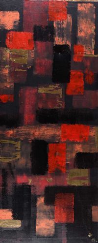 RED & GOLD by Sharon McClenaghan at Ross's Online Art Auctions