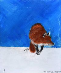 FOX SCENES DANGER by Jeff Adams at Ross's Online Art Auctions