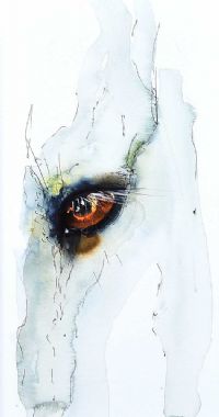 HORSE EYE STUDY by Audrey Smyth at Ross's Online Art Auctions