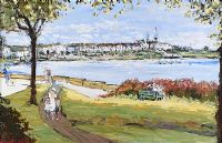 DUN LAOGHAIRE HARBOUR by Marie Carroll at Ross's Online Art Auctions