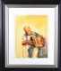 THE YELLOW ACCORDION II by J.B. Vallely at Ross's Online Art Auctions