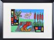 RED CAT IN A BASKET by George Smyth at Ross's Online Art Auctions