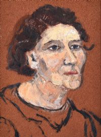 PORTRAIT OF A LADY by Irish School at Ross's Online Art Auctions