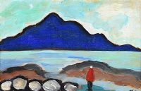 WAITING AT THE FOOT OF THE MOURNES by Markey Robinson at Ross's Online Art Auctions