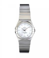OMEGA 'CONSTELLATION' STAINLESS STEEL LADY'S WRIST WATCH at Ross's Online Art Auctions