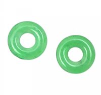 TWO LOOSE JADE DISCS at Ross's Online Art Auctions