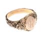 9CT GOLD DIAMOND SIGNET RING at Ross's Online Art Auctions