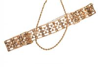 9CT GOLD ROPE CHAIN AND A 9CT GOLD BRACELET at Ross's Online Art Auctions