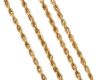 9CT GOLD ROPE CHAIN AND A 9CT GOLD BRACELET at Ross's Online Art Auctions