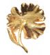 VINTAGE GOLD-TONE FLOWER BROOCH at Ross's Online Art Auctions