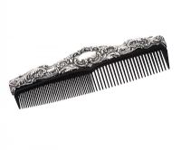 EDWARDIAN STERLING SILVER AND RESIN COMB at Ross's Online Art Auctions