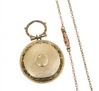 15CT GOLD FINE CHAIN AND GOLD-PLATED PENDANT at Ross's Online Art Auctions