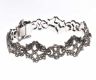 TWO SILVER MARCASITE BRACELETS at Ross's Online Art Auctions