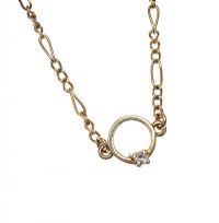 9CT GOLD DIAMOND NECKLACE at Ross's Online Art Auctions
