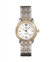 TISSOT 'BALLADE' GOLD-PLATED STAINLESS STEEL LADY'S WRIST WATCH at Ross's Online Art Auctions