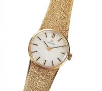 OMEGA 9CT GOLD LADY'S WRIST WATCH at Ross's Online Art Auctions