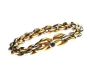 18CT GOLD BRACELET WITH A SAPPHIRE at Ross's Online Art Auctions
