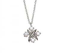 TIFFANY & CO. SCHLUMBERGER PLATINUM AND DIAMOND 'LYNN PENDANT AND CHAIN' at Ross's Online Art Auctions