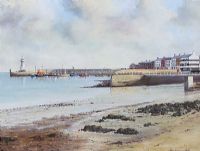 DONAGHADEE HARBOUR by Andrew Hill at Ross's Online Art Auctions