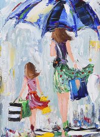 SUMMER SHOPPING by Lorna Millar at Ross's Online Art Auctions
