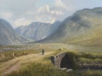 THE POISONED GLEN, DONEGAL by William Henry Burns at Ross's Online Art Auctions