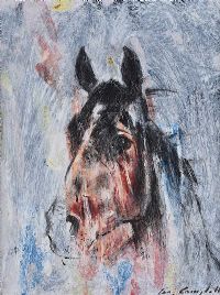 HORSE'S HEAD by Con Campbell at Ross's Online Art Auctions