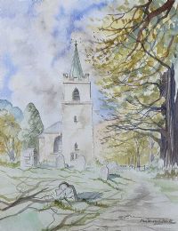 THE OLD CHURCH by Irish School at Ross's Online Art Auctions