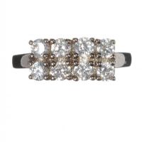 
SILVER-TONE DRESS RING SET WITH CUBIC ZIRCONIA at Ross's Online Art Auctions