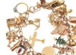 9CT GOLD SMALL CHARM BRACELET at Ross's Online Art Auctions