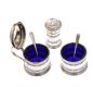 CASED SILVER CONDIMENT SET at Ross's Online Art Auctions